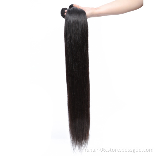 Wholesale virgin hair vendors Brazilian human hair bundles 30 - 40inch human hair grade 12a